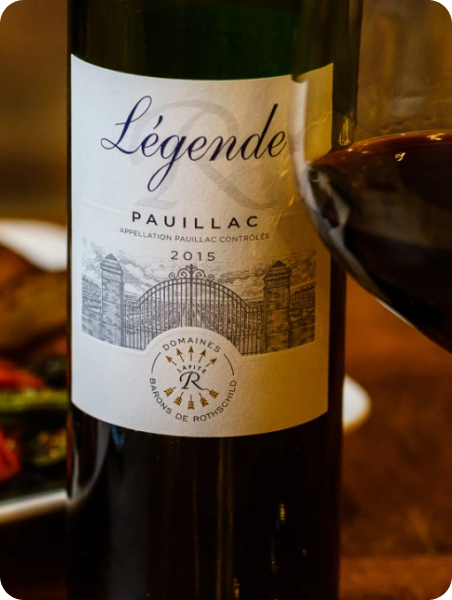 DOMAINES BARONS DE ROTHSCHILD LEGENDE PAUILLAC 2015